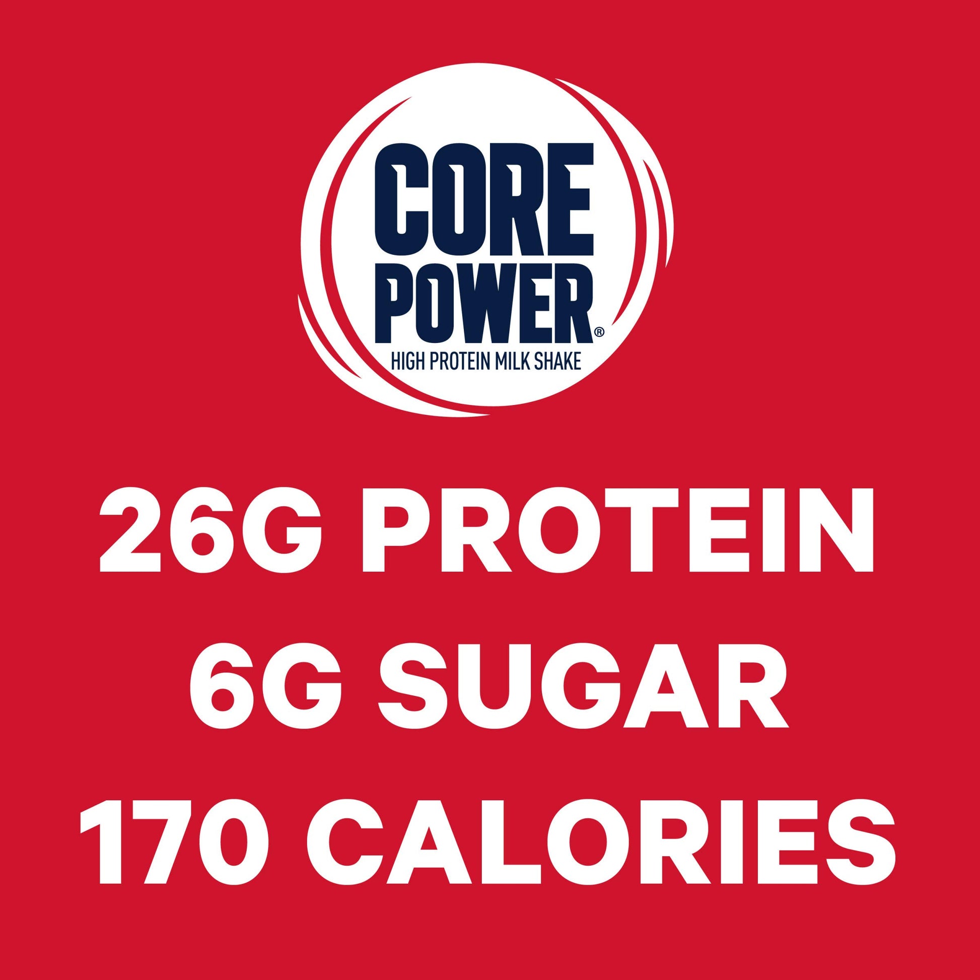 Core Power Protein Shake, Chocolate, 26g Bottle, 14oz, 12 Pack - My Store