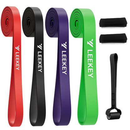 LEEKEY Resistance Bands Set for Pull-Up Assistance & Full-Body Training, Multi-Level Exercise Bands with Bag for Home Workouts, Physical Therapy, Strength Training (Men/Women) - My Store