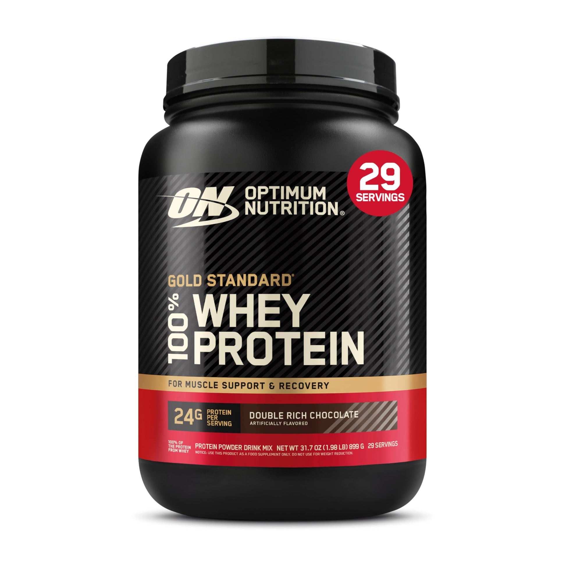 Optimum Nutrition Gold Standard 100% Whey Protein Powder, Double Rich Chocolate, 5 Pound (Packaging May Vary) - My Store