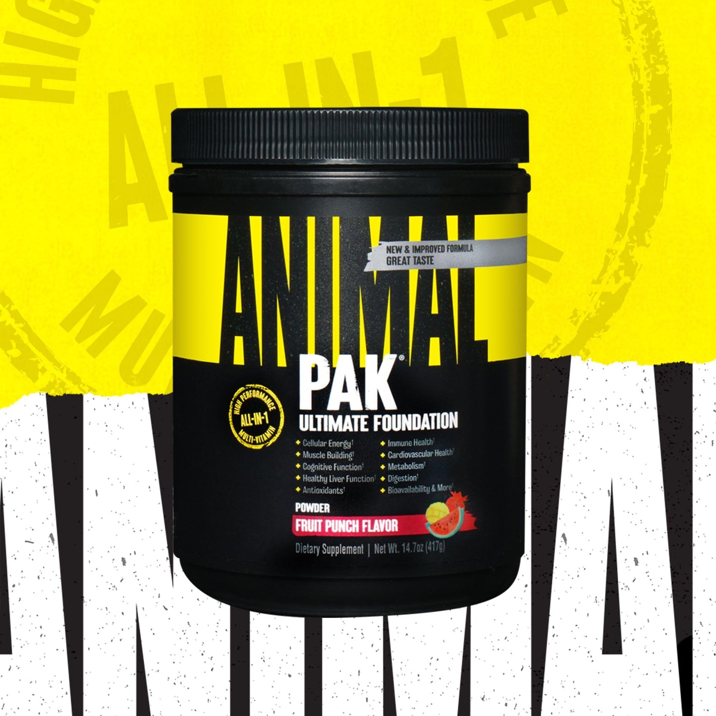 Animal Pak - Convenient Multivitamin for Men & Women Daily All-in-One Vitamin & Supplement Pack - Zinc, Vitamins C, B, D, Amino Acids, and Immune Support - Sports Nutrition Performance - 44 Count - My Store