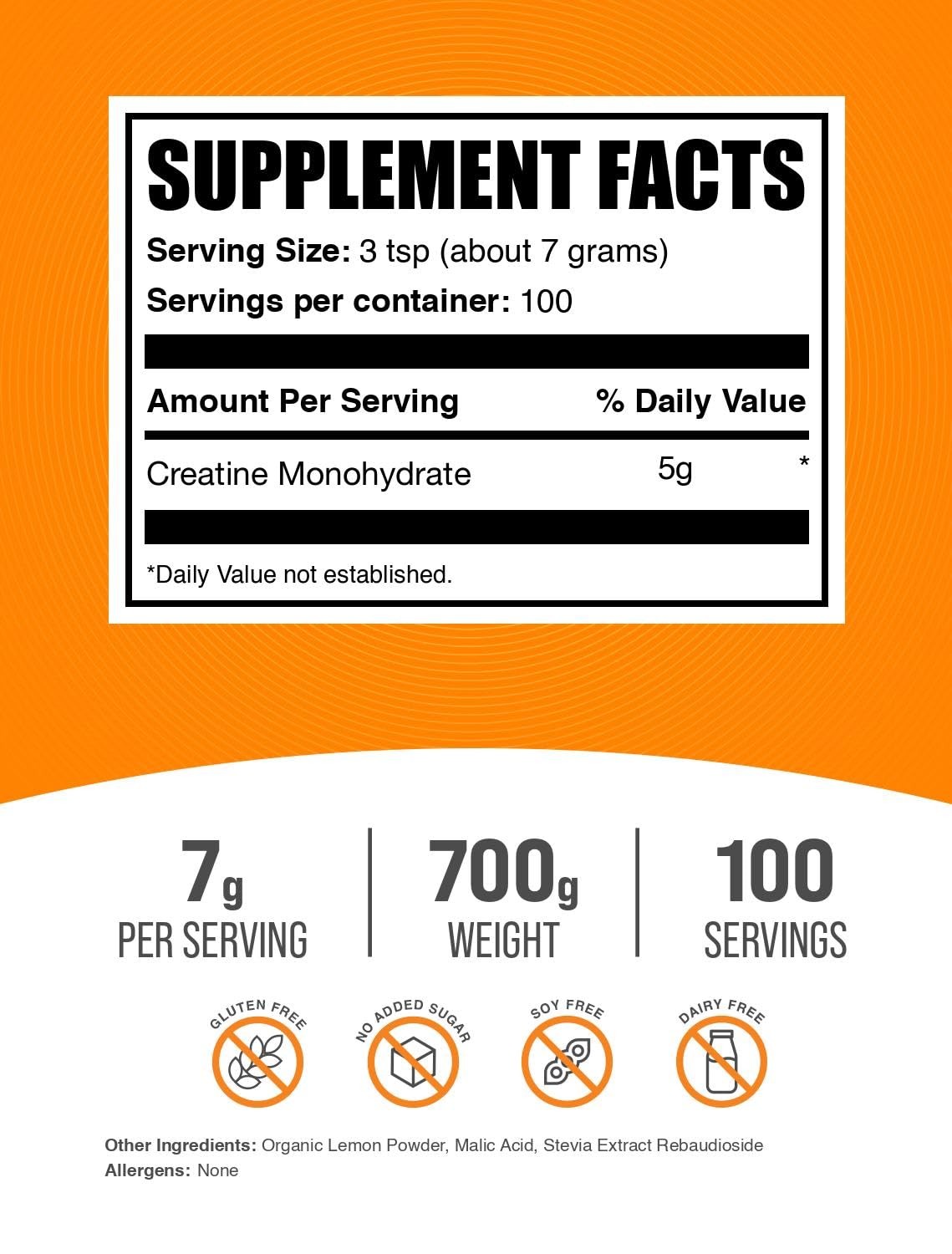 BulkSupplements.com Creatine Monohydrate Powder - Micronized Creatine Powder, Unflavored - Pure & Gluten Free, 5g per Serving, 500g (1.1 lbs) (Pack of 1) - My Store