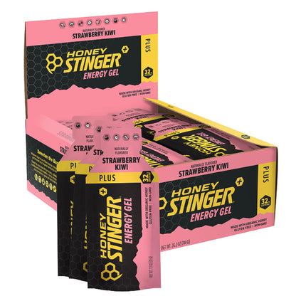 Honey Stinger Organic Fruit Smoothie Energy Gel, Gluten Free & Caffeine Free, for Exercise, Running and Performance, Sports Nutrition for Home & Gym, Pre and Mid Workout, 12 Pack, 13.2 Ounce