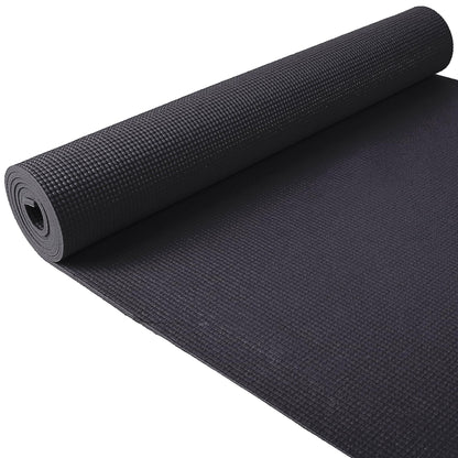 Fitvids All Purpose 1/4-Inch High Density Anti-Tear Exercise Yoga Mat with Carrying Strap, Multiple Colors
