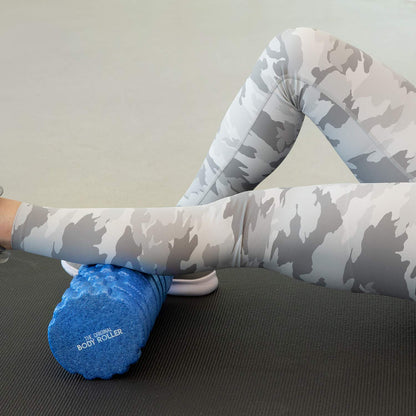 High Density Foam Roller Massager for Deep Tissue Massage of The Back and Leg Muscles - Self Myofascial Release of Painful Trigger Point Muscle Adhesions - 13" Blue - My Store