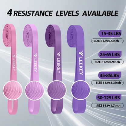 LEEKEY Resistance Bands Set for Pull-Up Assistance & Full-Body Training, Multi-Level Exercise Bands with Bag for Home Workouts, Physical Therapy, Strength Training (Men/Women) - My Store