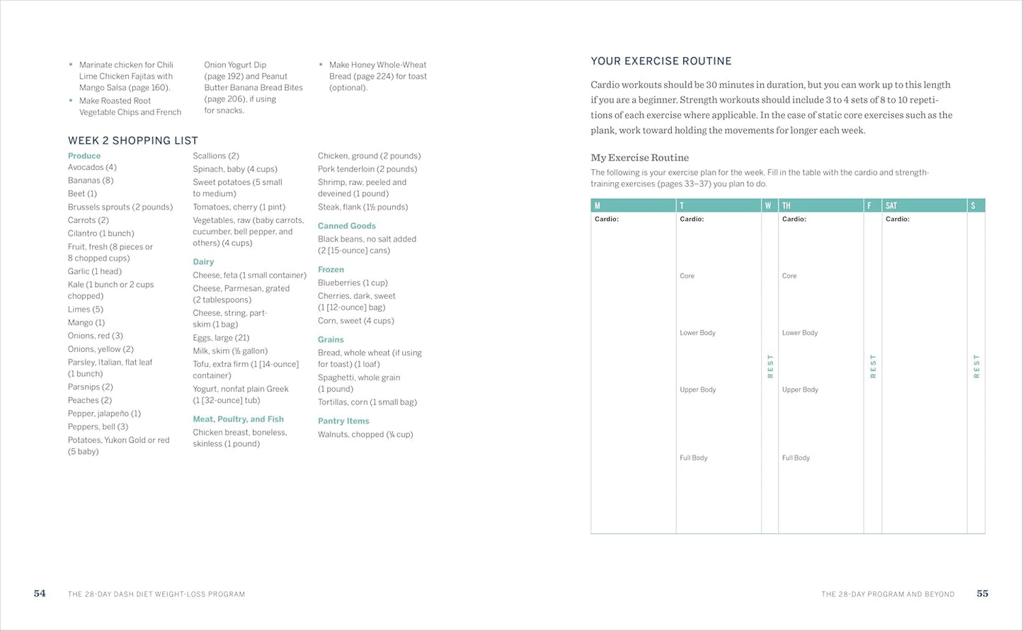 The 28 Day DASH Diet Weight Loss Program: Recipes and Workouts to Lower Blood Pressure and Improve Your Health - My Store