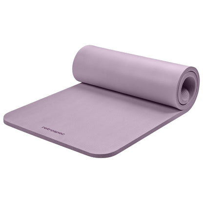 Retrospec Solana Yoga Mat 1" Thick With Nylon Strap For Men & Women - Non Slip Exercise Mat For Home Yoga, Pilates, Stretching, Floor & Fitness Workouts - My Store