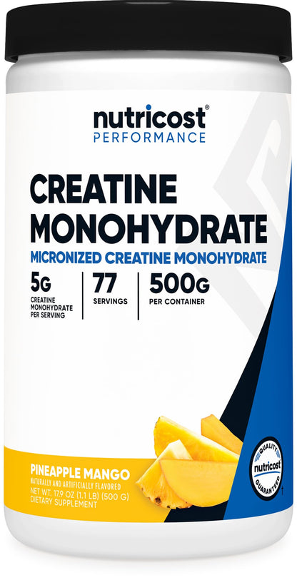 Nutricost Creatine Monohydrate Micronized Powder 500G, 5000mg Per Serv (5g) - 100 Servings, 17.9 Oz - My Store