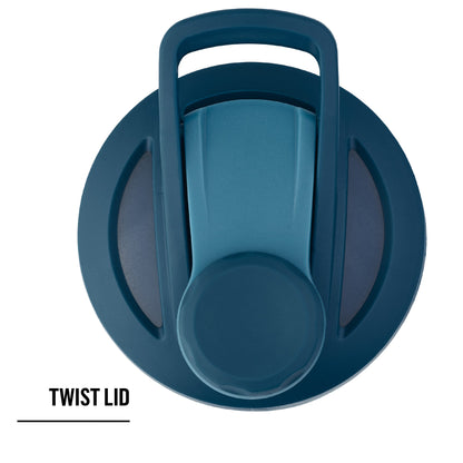 BlenderBottle Strada Shaker Cup Insulated Stainless Steel Water Bottle with Wire Whisk, 24-Ounce, Black - My Store