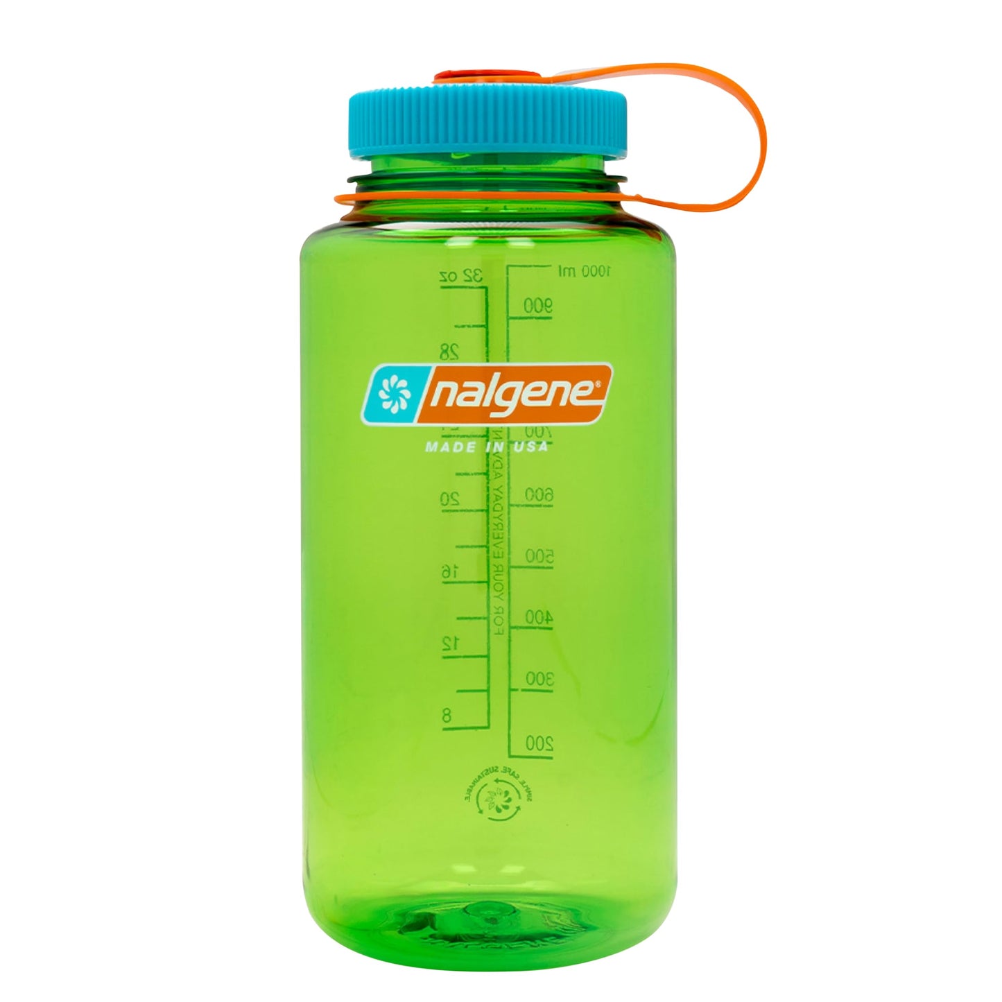 Nalgene Sustain Tritan BPA-Free Water Bottle Made with Material Derived From 50% Plastic Waste (using ISCC certified mass balance), 32 OZ, Wide Mouth - My Store