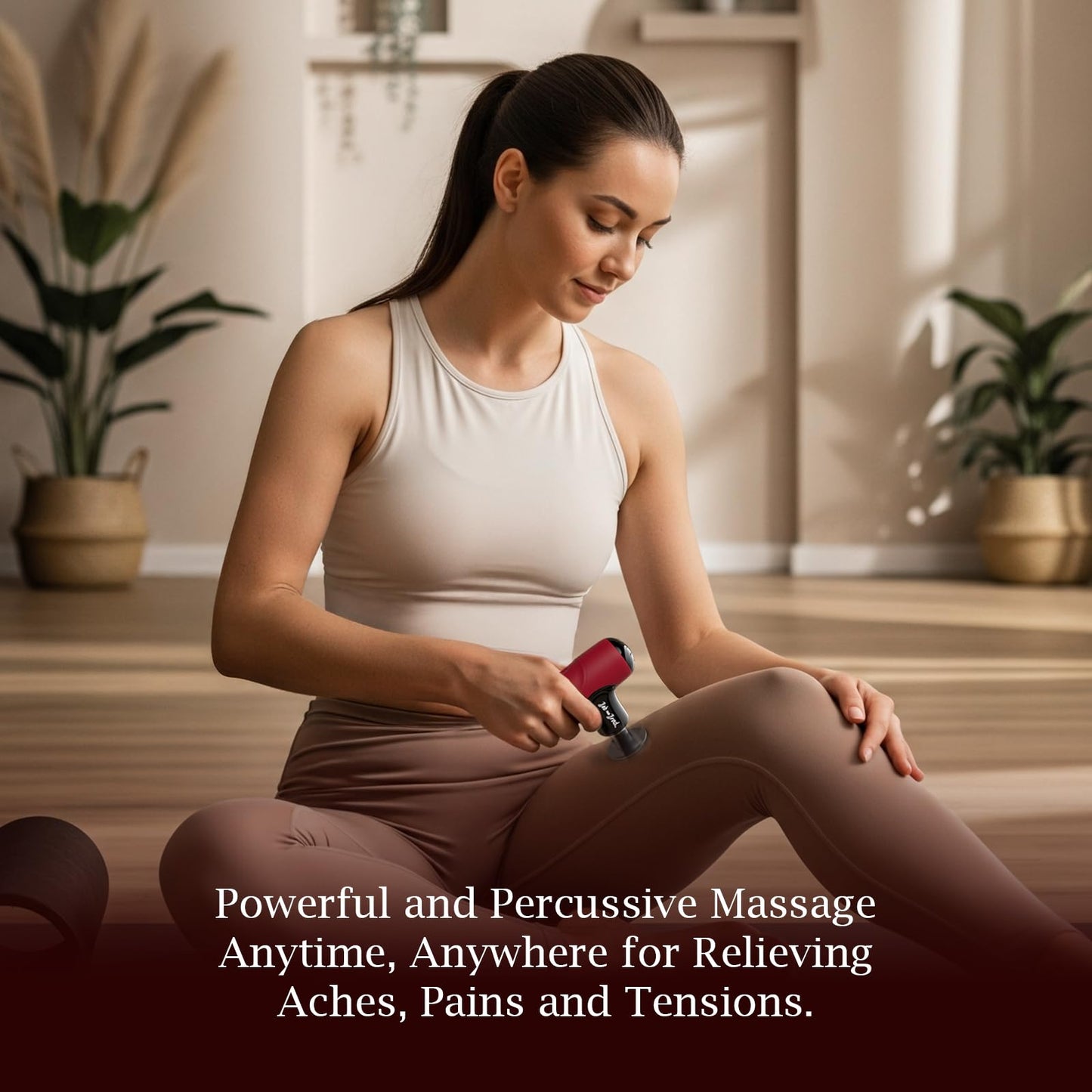 BOB AND BRAD Q2 Pro Mini Massage Gun with Heat and Cold Head,Pocket-Sized Deep Tissue Massager Gun,Portable Percussion Muscle Massager Gun, Ultra Small&Quiet Muscle Massage Gun - My Store