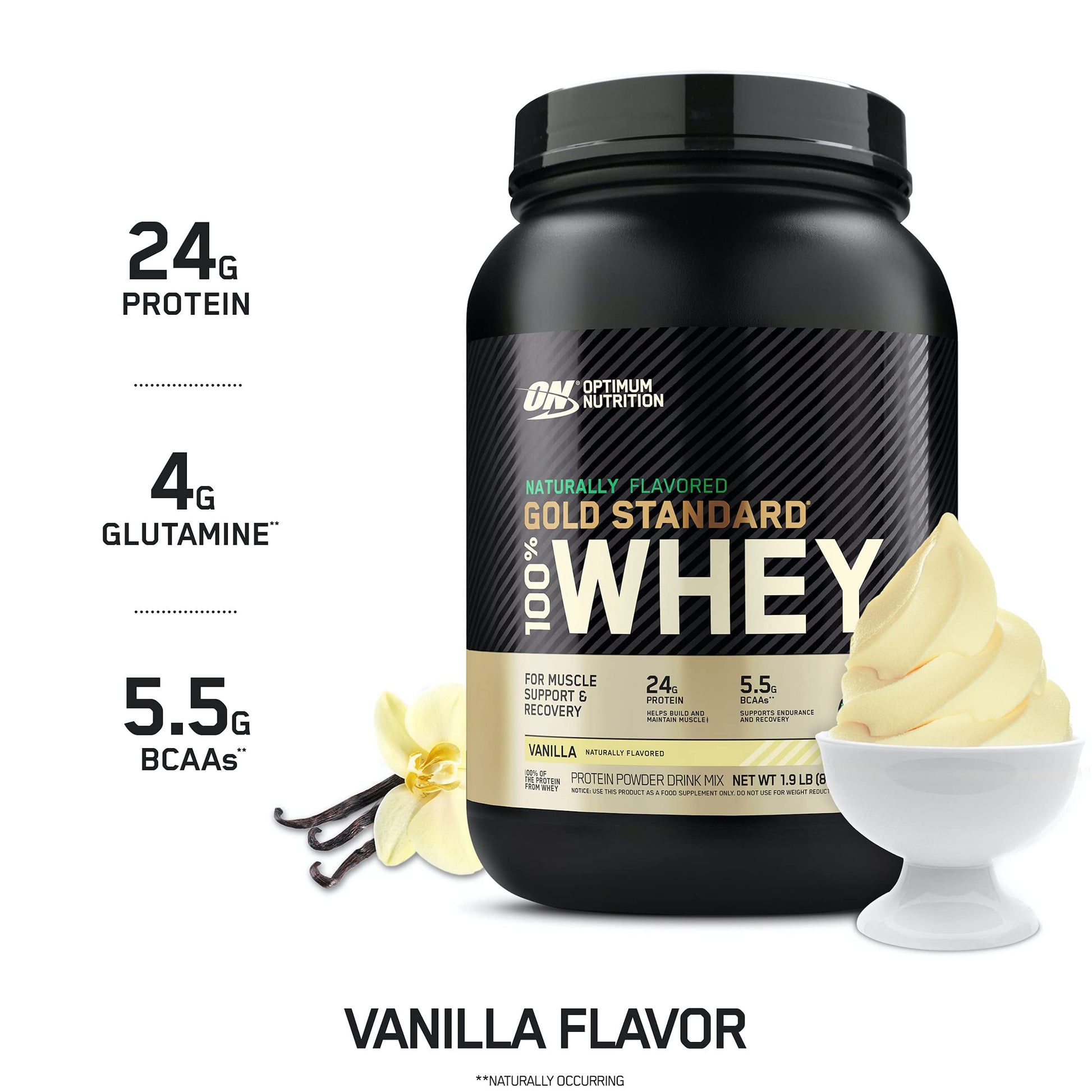 Optimum Nutrition Gold Standard 100% Whey Protein Powder, Double Rich Chocolate, 5 Pound (Packaging May Vary) - My Store