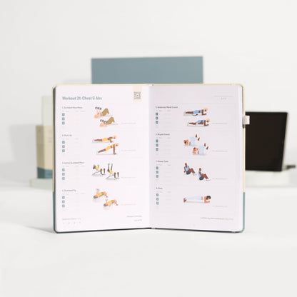 The Dumbbell Home Workout Journal. 13 Week Program. Fitness Planner/Workout Book that Only Requires Dumbbells. Workout Journal for Women & Men. - My Store