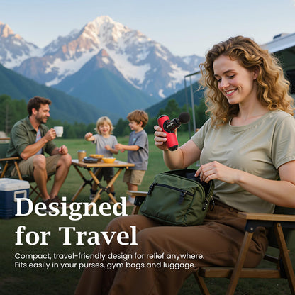 BOB AND BRAD Q2 Pro Mini Massage Gun with Heat and Cold Head,Pocket-Sized Deep Tissue Massager Gun,Portable Percussion Muscle Massager Gun, Ultra Small&Quiet Muscle Massage Gun - My Store