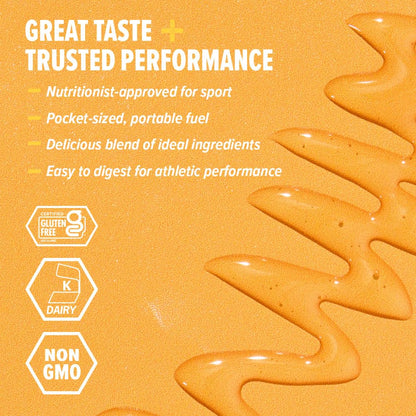 Honey Stinger Organic Fruit Smoothie Energy Gel, Gluten Free & Caffeine Free, for Exercise, Running and Performance, Sports Nutrition for Home & Gym, Pre and Mid Workout, 12 Pack, 13.2 Ounce