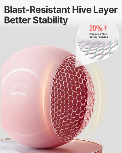 YOTTOY Anti-Burst Exercise Ball for Working Out, Yoga & Pregnancy, Extra Thick Workout Ball for Physical Therapy & Fitness - My Store
