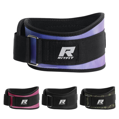 RitFit Weight Lifting Belt - Great for Squats, Lunges, Deadlift, Thrusters - Men and Women - 6 Inch Black/Camouflage - My Store