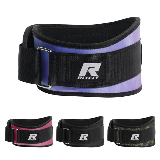 RitFit Weight Lifting Belt - Great for Squats, Lunges, Deadlift, Thrusters - Men and Women - 6 Inch Black/Camouflage - My Store