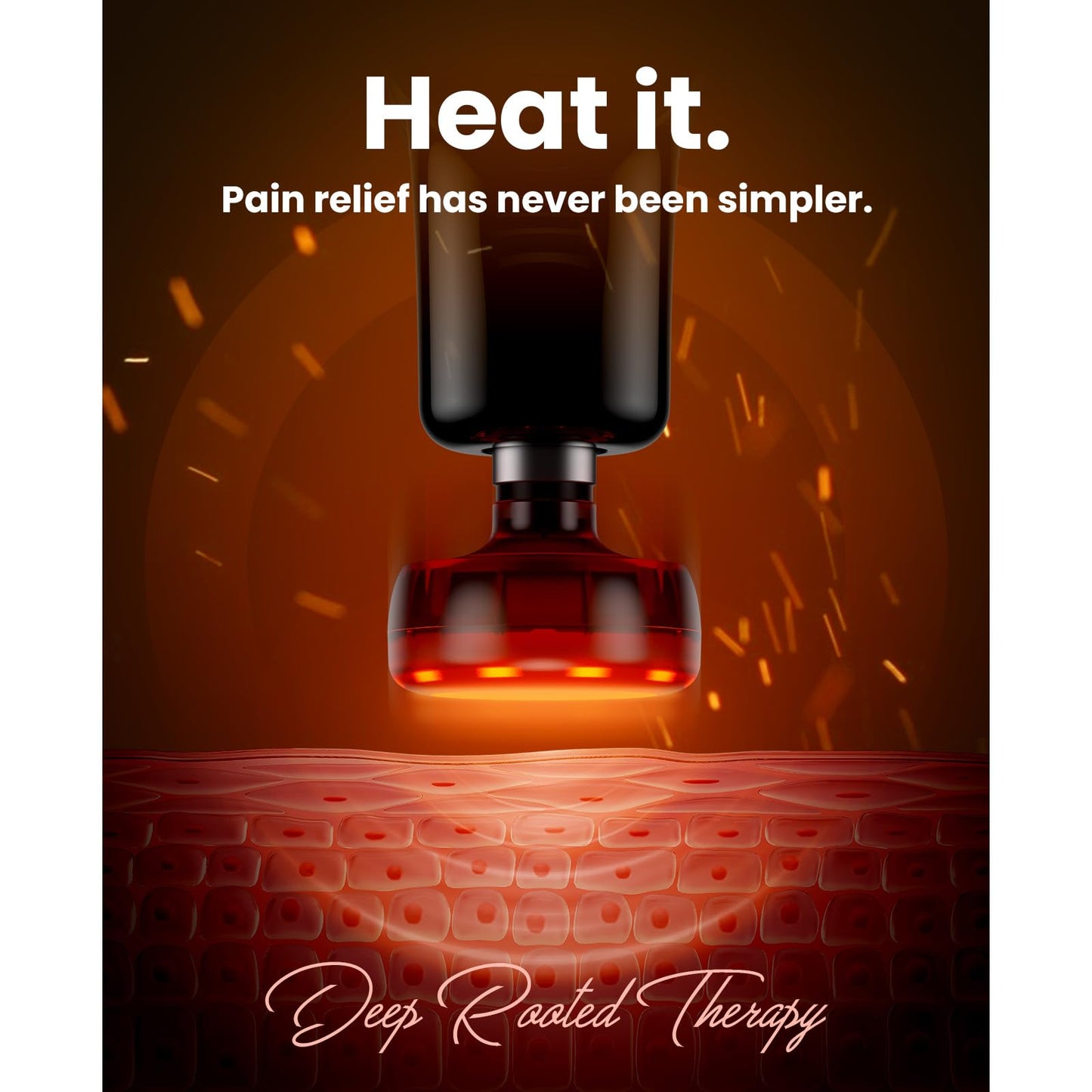 BOB AND BRAD Q2 Pro Mini Massage Gun with Heat and Cold Head,Pocket-Sized Deep Tissue Massager Gun,Portable Percussion Muscle Massager Gun, Ultra Small&Quiet Muscle Massage Gun - My Store