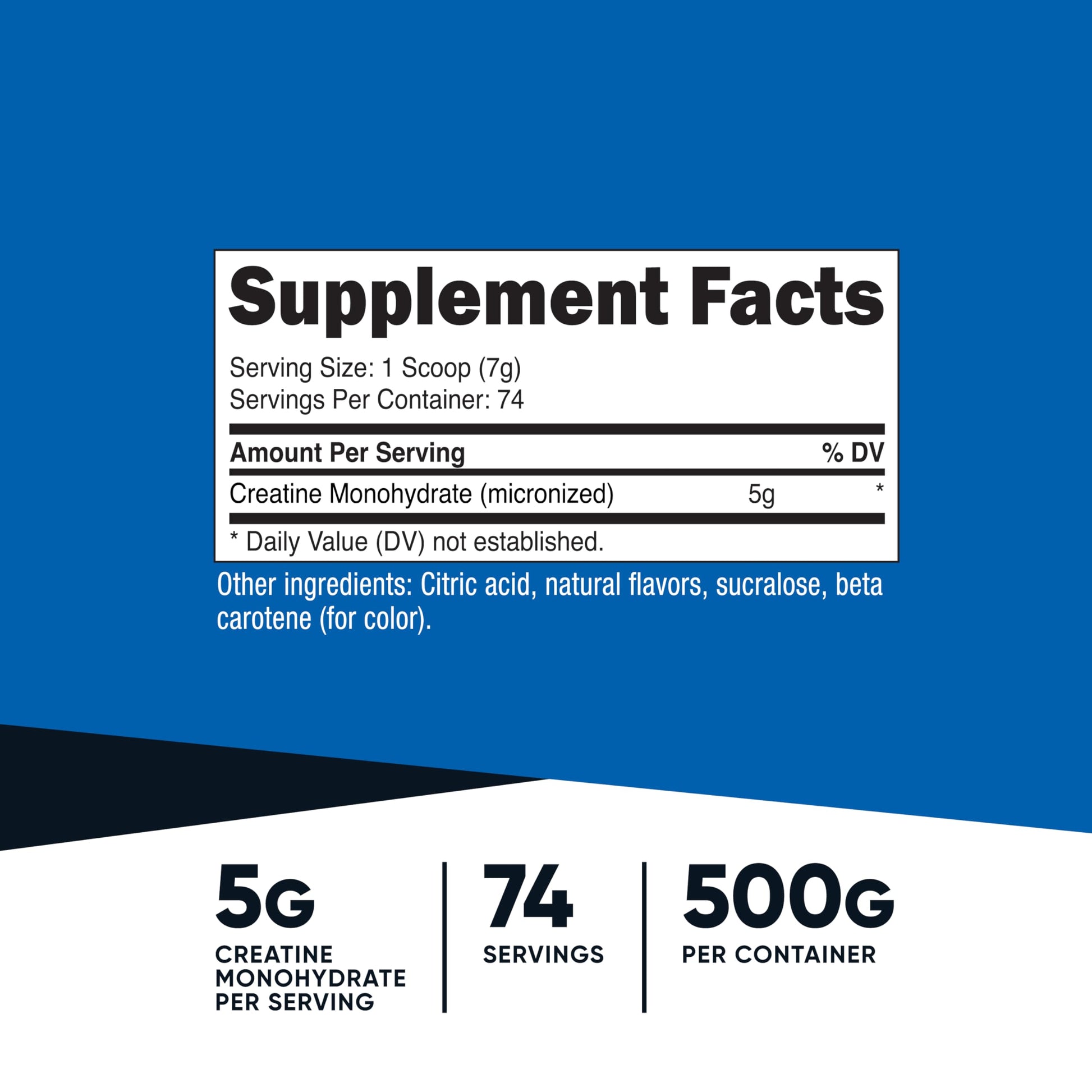 Nutricost Creatine Monohydrate Micronized Powder 500G, 5000mg Per Serv (5g) - 100 Servings, 17.9 Oz - My Store