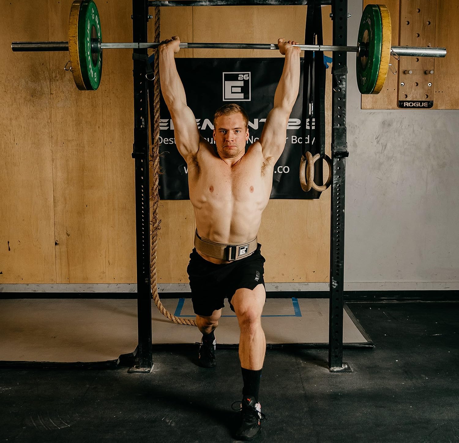 Element 26 Self-Locking Weight Lifting Belt - Premium Weightlifting Belt for Serious Functional Fitness and Olympic Lifting Athletes - Lifting Support for Men and Women - Deadlift Training Belt - My Store