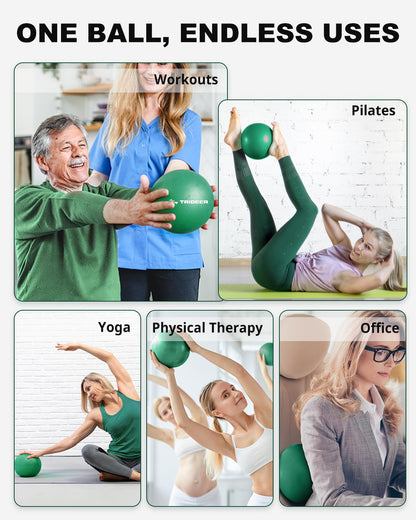 Trideer Exercise Balls Physical Therapy, 9 Inch Pilates Ball Between Knees for Physical Therapy, Mini Exercise Ball - Yoga Ball, Small Workout Balls for Core Strength and Back Support - My Store