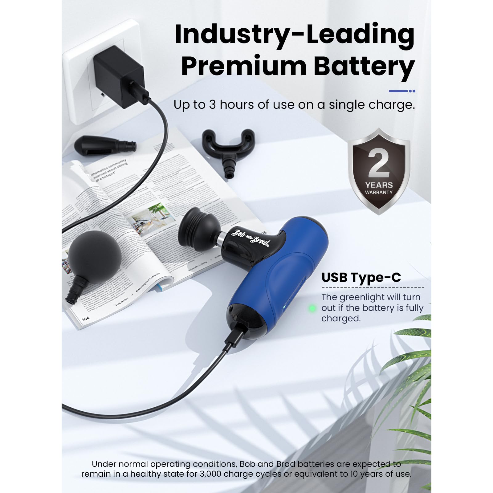 BOB AND BRAD Q2 Pro Mini Massage Gun with Heat and Cold Head,Pocket-Sized Deep Tissue Massager Gun,Portable Percussion Muscle Massager Gun, Ultra Small&Quiet Muscle Massage Gun - My Store