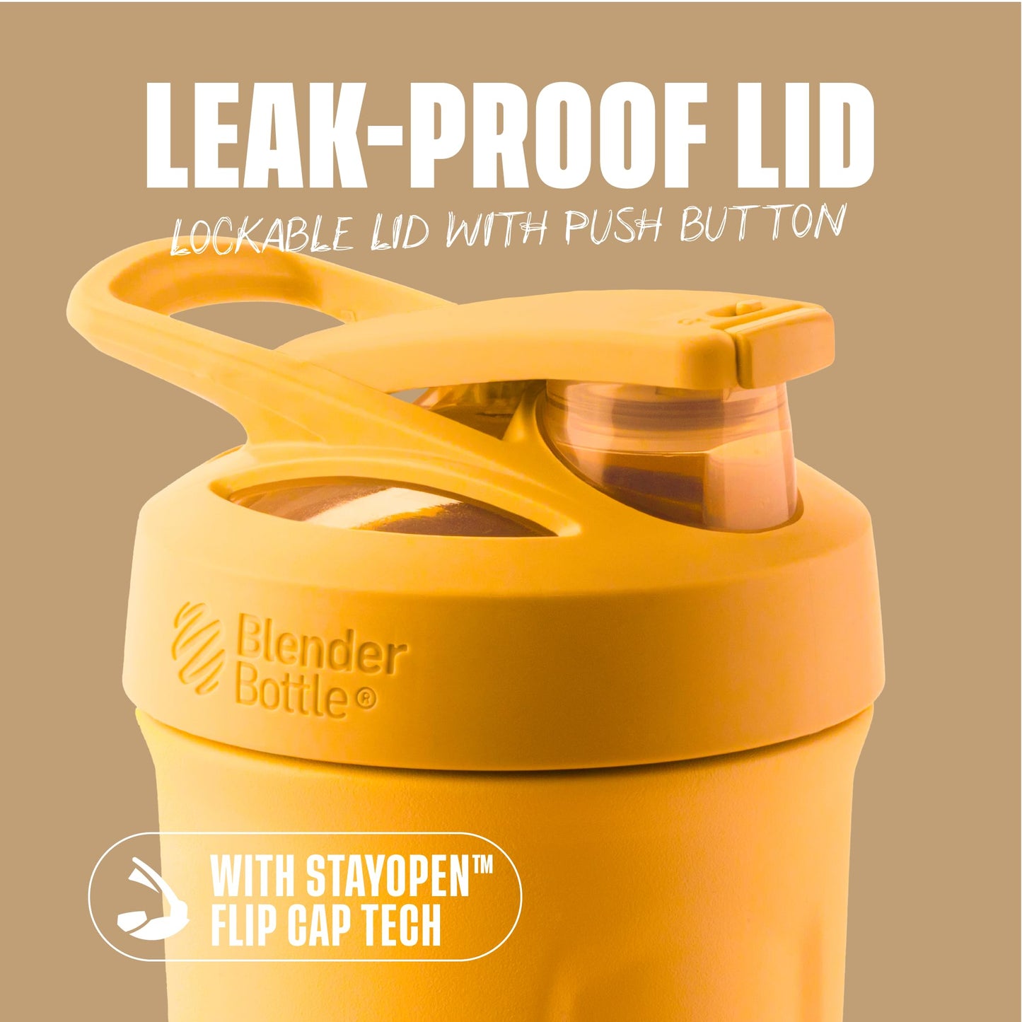 BlenderBottle Strada Shaker Cup Insulated Stainless Steel Water Bottle with Wire Whisk, 24-Ounce, Black - My Store