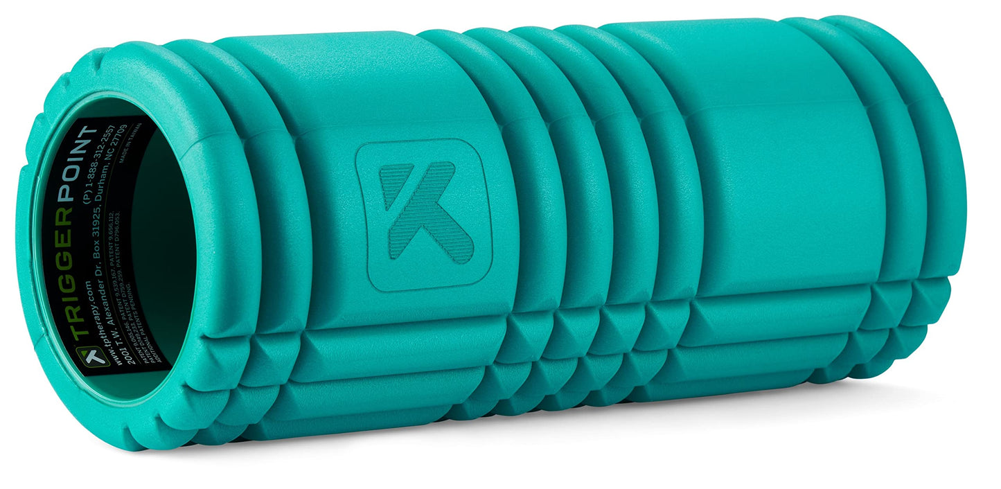 TriggerPoint Grid 1.0 Foam Roller - 13" Multi-Density Massage Roller for Deep Tissue & Muscle Recovery - Relieves Tight, Sore Muscles & Kinks, Improves Mobility & Circulation - Targets Key Body Parts - My Store