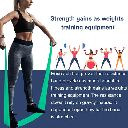 Resistance Bands,Professional Long Non-Latex Elastic Stretch Bands,Exercise Bands for Physical Therapy, Yoga, Pilates, Rehab, at-Home or The Gym Workouts, Strength Training - My Store