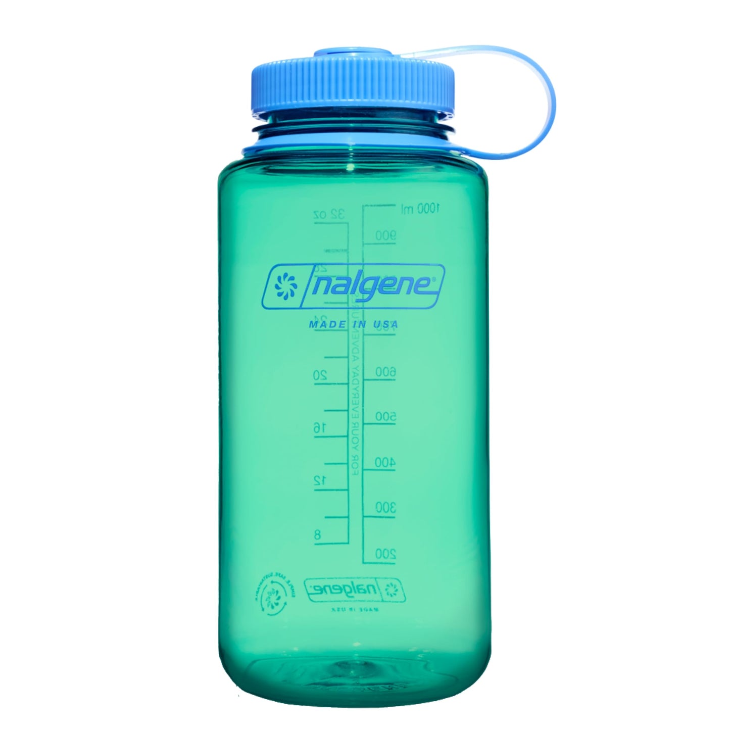 Nalgene Sustain Tritan BPA-Free Water Bottle Made with Material Derived From 50% Plastic Waste (using ISCC certified mass balance), 32 OZ, Wide Mouth - My Store