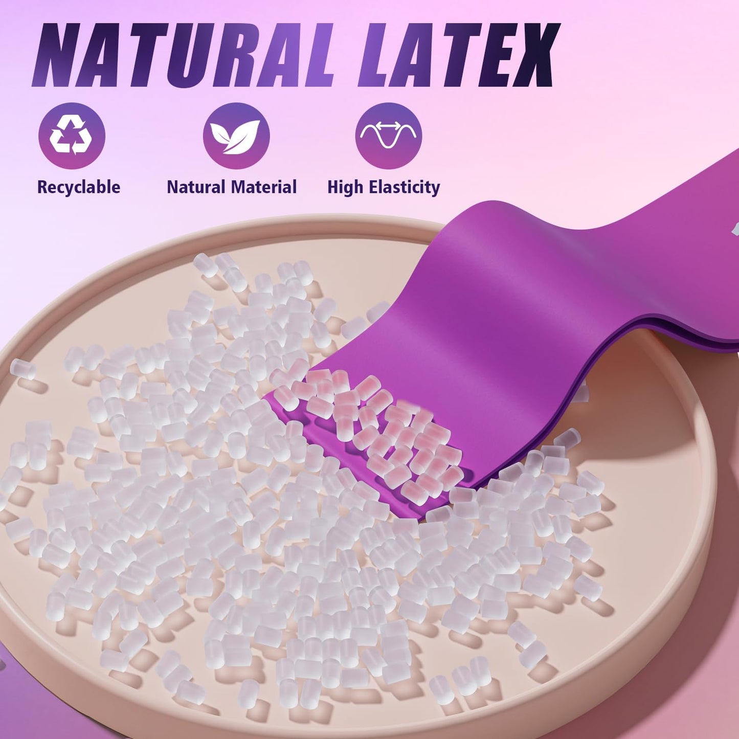 WHATAFIT Resistance Bands, Exercise Bands，Resistance Bands for Working Out, Work Out Bands with Handles for Men and Women Fitness, Strength Training Home Gym Equipment - My Store