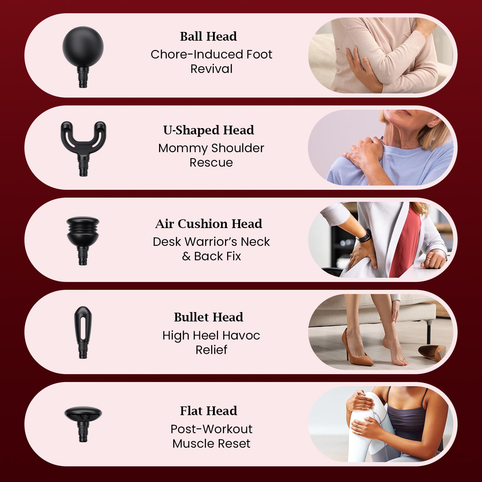 BOB AND BRAD Q2 Pro Mini Massage Gun with Heat and Cold Head,Pocket-Sized Deep Tissue Massager Gun,Portable Percussion Muscle Massager Gun, Ultra Small&Quiet Muscle Massage Gun - My Store