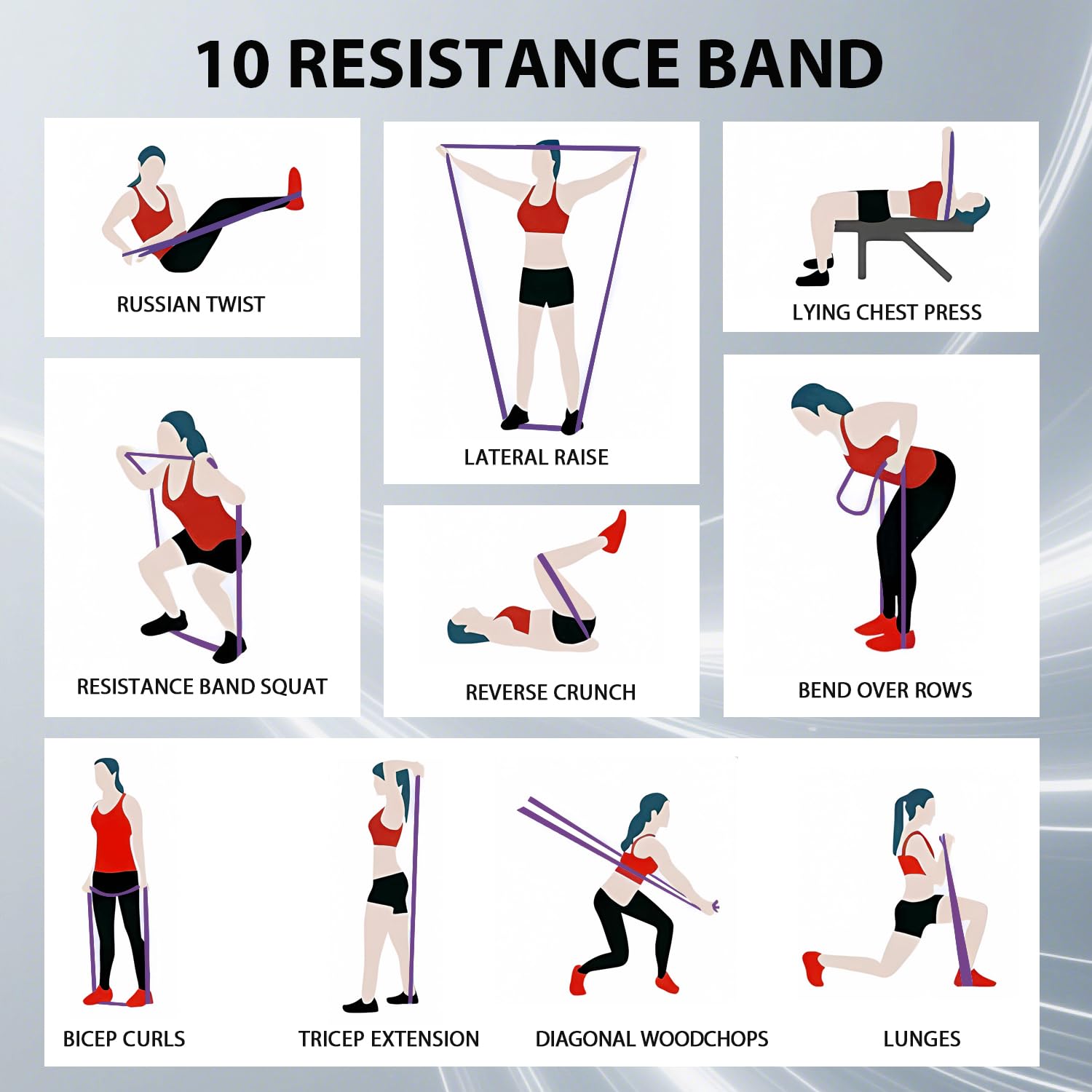 LEEKEY Resistance Bands Set for Pull-Up Assistance & Full-Body Training, Multi-Level Exercise Bands with Bag for Home Workouts, Physical Therapy, Strength Training (Men/Women) - My Store