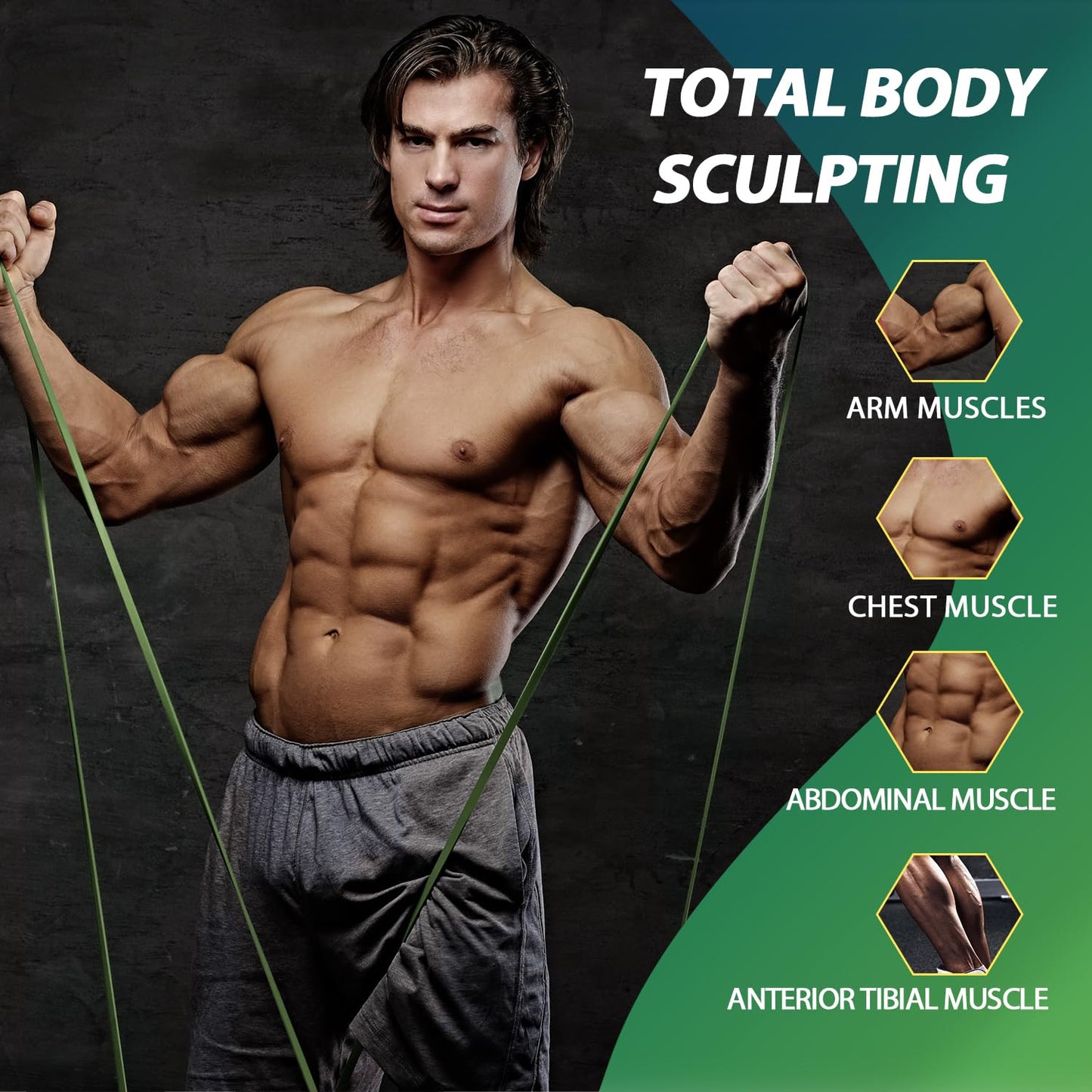 LEEKEY Resistance Bands Set for Pull-Up Assistance & Full-Body Training, Multi-Level Exercise Bands with Bag for Home Workouts, Physical Therapy, Strength Training (Men/Women) - My Store