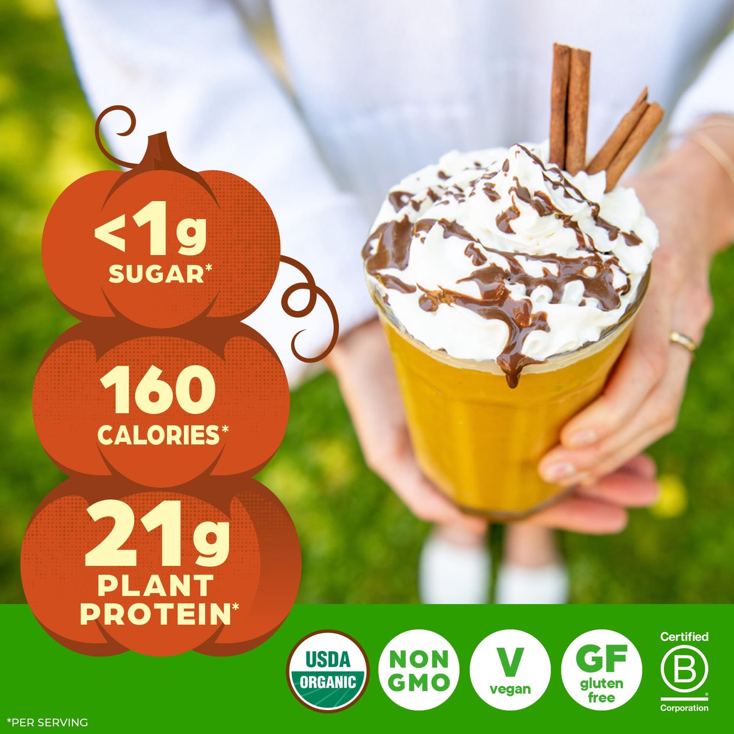 Orgain Organic Vegan Protein Powder, Vanilla Bean - 21g Plant Protein, 4g Prebiotic Fiber, No Lactose Ingredients, No Added Sugar, Non-GMO, For Shakes & Smoothies, 2.03 lb (Packaging May Vary) - My Store