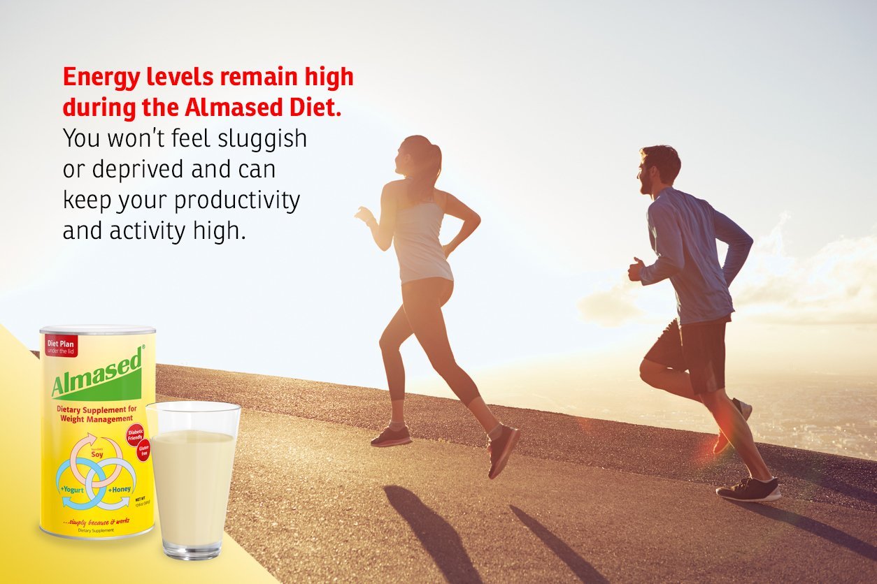 Almased Vanilla Meal Replacement Shake - Low-Glycemic High Plant Base Protein Powder- Nutritional Weight Health Support Supplement - Vanilla Flavor - 17.6 oz (1.1 Pound (1 Pack)) - My Store