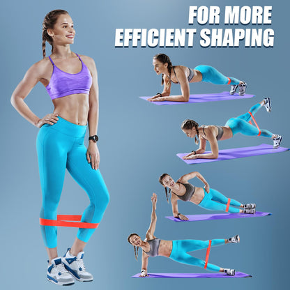 WHATAFIT Resistance Bands, Exercise Bands，Resistance Bands for Working Out, Work Out Bands with Handles for Men and Women Fitness, Strength Training Home Gym Equipment - My Store