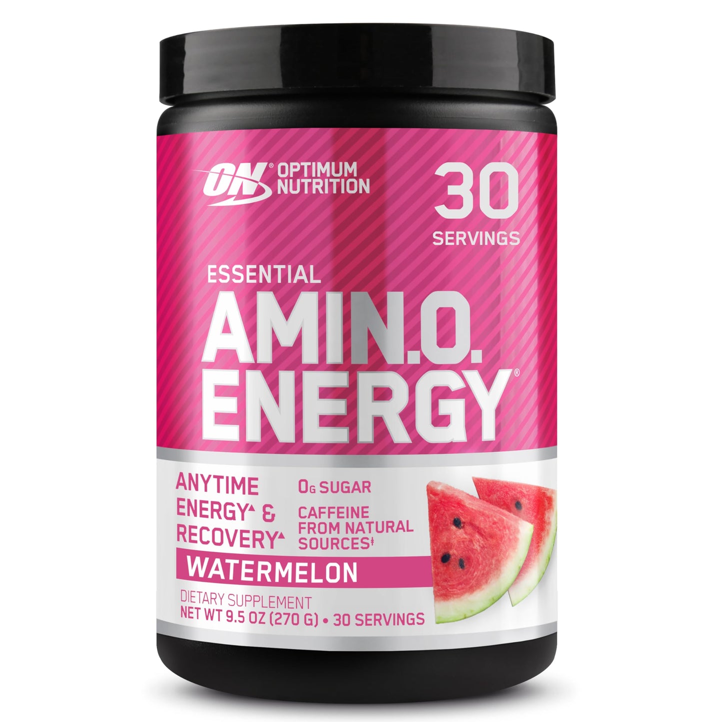 Optimum Nutrition Amino Energy - Pre Workout with Green Tea, BCAA, Amino Acids, Keto Friendly, Green Coffee Extract, Energy Powder - Concord Grape, 65 Servings (Packaging May Vary)