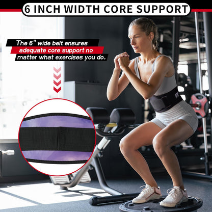 RitFit Weight Lifting Belt - Great for Squats, Lunges, Deadlift, Thrusters - Men and Women - 6 Inch Black/Camouflage - My Store