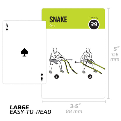 NewMe Fitness Stretching Workout Cards, Instructional Fitness Deck for Women & Men, Beginner Fitness Guide to Training Exercises at Home or Gym - My Store