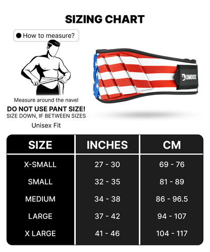 DMoose Fitness Weight Lifting Belt for Squats, Deadlift & Intense Workout - 6" Adjustable Fit Auto Lock Weightlifting Belt for Men & Women - Neoprene Gym Belts for Stability & Lumbar Back Support - My Store