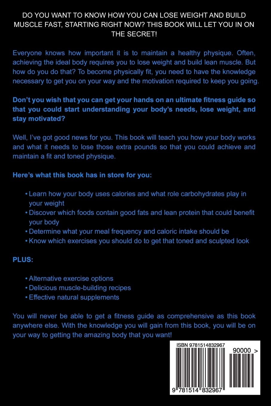 Fitness Nutrition: The Ultimate Fitness Guide: Health, Fitness, Nutrition and Muscle Building - Lose Weight and Build Lean Muscle (Muscle Building Series) - My Store