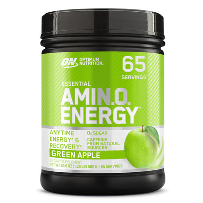 Optimum Nutrition Amino Energy - Pre Workout with Green Tea, BCAA, Amino Acids, Keto Friendly, Green Coffee Extract, Energy Powder - Concord Grape, 65 Servings (Packaging May Vary)