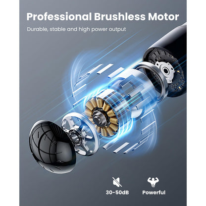 BOB AND BRAD Q2 Pro Mini Massage Gun with Heat and Cold Head,Pocket-Sized Deep Tissue Massager Gun,Portable Percussion Muscle Massager Gun, Ultra Small&Quiet Muscle Massage Gun - My Store