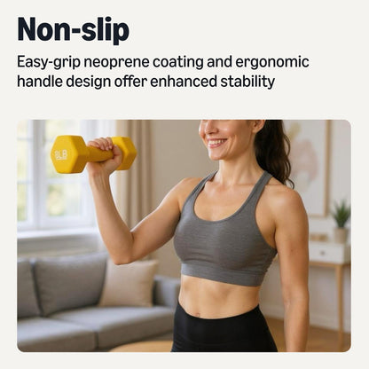 Amazon Basics Neoprene Dumbbell Hand Weights for Exercise and Muscle Toning - My Store