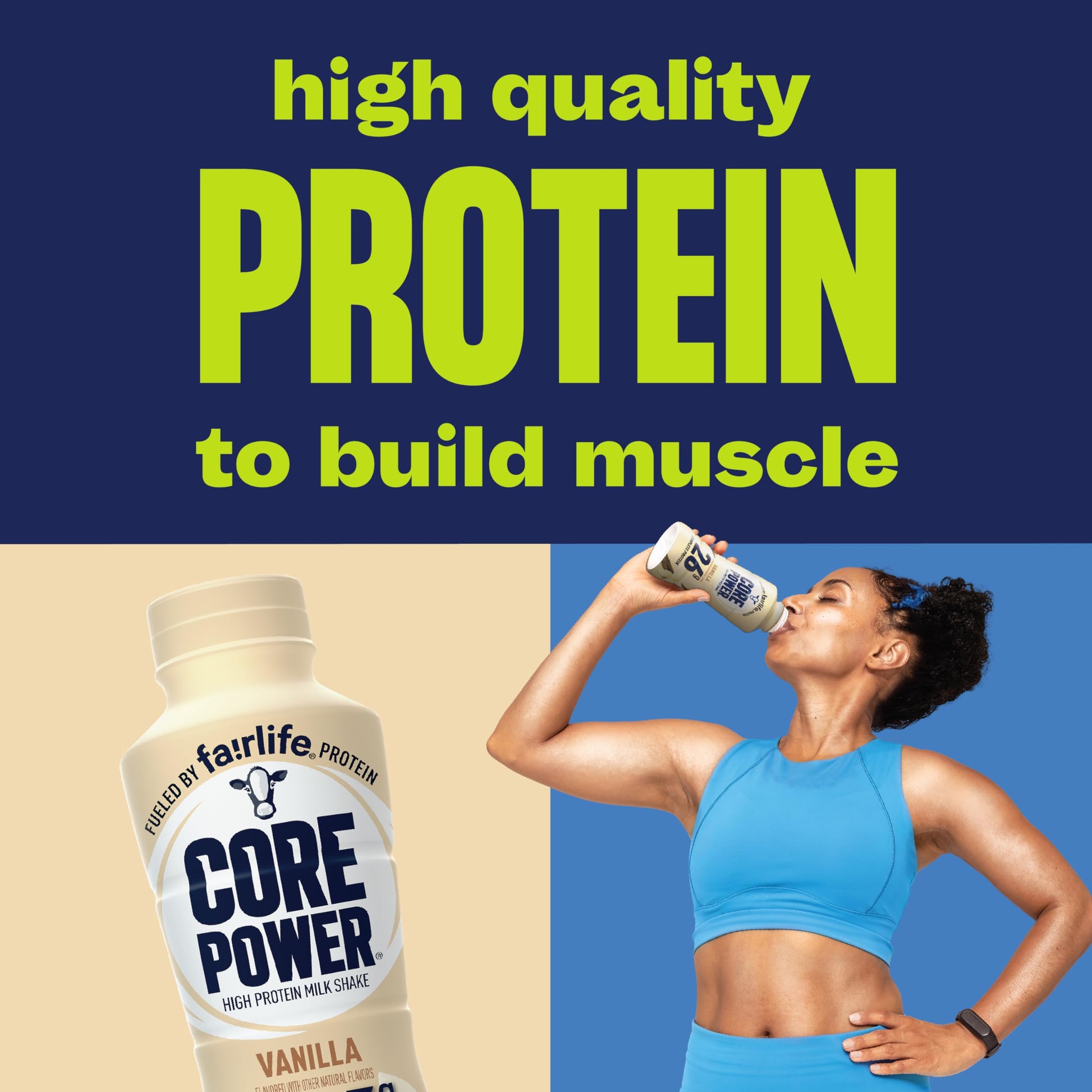 Core Power Protein Shake, Chocolate, 26g Bottle, 14oz, 12 Pack - My Store