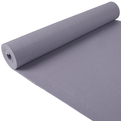 Fitvids All Purpose 1/4-Inch High Density Anti-Tear Exercise Yoga Mat with Carrying Strap, Multiple Colors