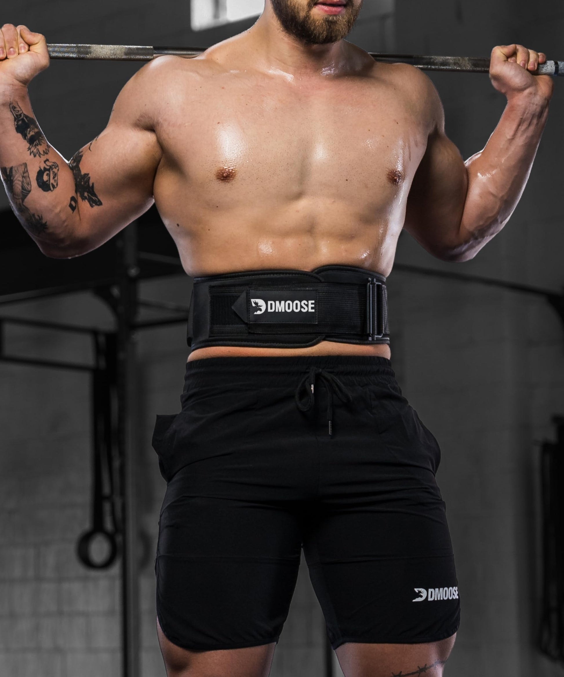 DMoose Fitness Weight Lifting Belt for Squats, Deadlift & Intense Workout - 6" Adjustable Fit Auto Lock Weightlifting Belt for Men & Women - Neoprene Gym Belts for Stability & Lumbar Back Support - My Store