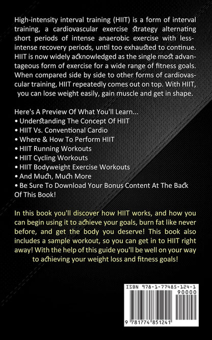 Hiit: Burn Fat and Build Lean Body Faster With High Intensity Interval Training (High Intensity Interval Training Guide Including Running) - My Store
